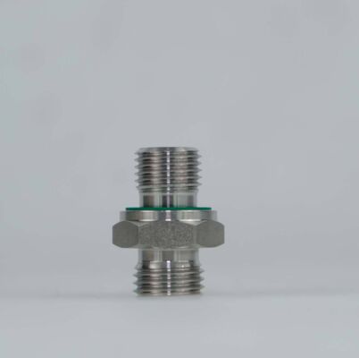 Swagelok Type Stainless Steel 316 High Pressure Forged Zinc Plated Hex Coupling 1/4 Inch 3/8 Inch NPT Male Water Pipe Fittings