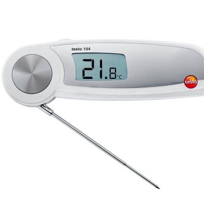 Testo 104 Food Probe Thermometer With HACCP Compliant, Waterproof Food Thermometer Testo 104 (Order No. 0563 0104)