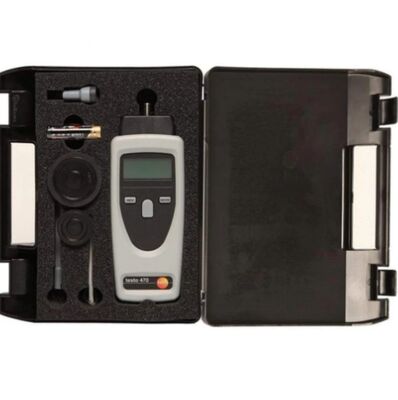 New Original Testo 470 Tachometer Kit with 99999 rpm Measuring Range ±0.02% Accuracy and 0.1 rpm Resolution