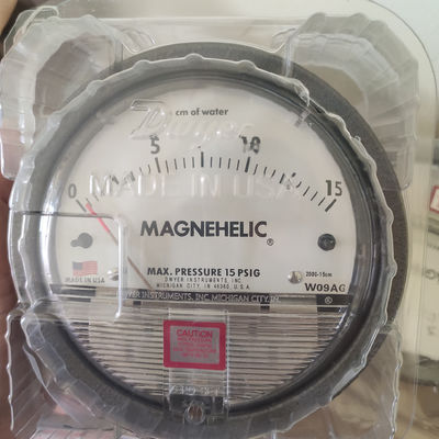 Dwyer 0-15cm Magnehelic Diferensial Pengukur Tekanan Seri Dwyer 2000