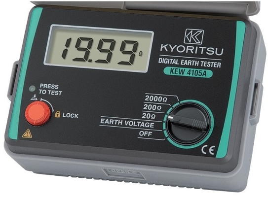 Brand New and Stock Ground Resistance Tester Multimeter Resistance Meter Kyoritsu 4105A Digital Earth Resistance Tester
