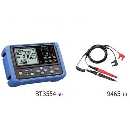 HIOKI BT3554-51 BT3554-52 Portable Battery Tester , 9465-10 Straight Pin Type Lead