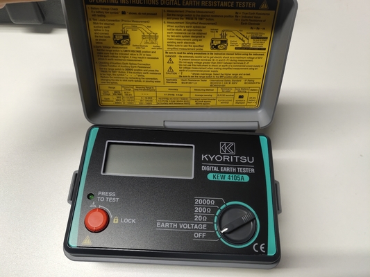 Kyoritsu KEW 4105A Digital Earth Resistance Tester Meter presisi tinggi untuk penggunaan lapangan