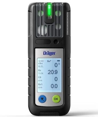Detektor Gas Drager X-am2800 Empat-dalam-satu (CH4/O2/CO/H2S/SO2/NO2) Asli