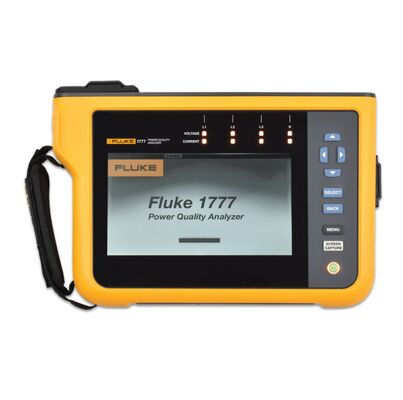 Fluke 1777 Penganalisis Kualitas Daya Tiga Fasa dengan Keamanan 1000 V CAT III/600 V CAT IV, Pengambilan Sampel Sinkron 24-bit, dan Penangkapan Transien 8 kV