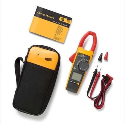 Meter jepit AC/DC Fluke 375 asli terlaris, meter jepit RMS sejati 600A tersedia