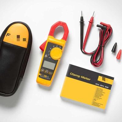 Meteran jepit FLUKE 325 true RMS asli terlaris, multimeter digital, instrumen dan meteran tersedia