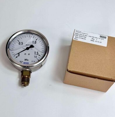 Factory Price With High Quality Stainless Steel Air Wika Pressure Gauge Model:232.50