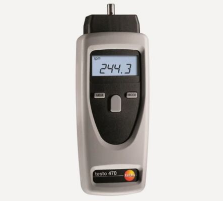 New Original Testo 470 Tachometer Kit with 99999 rpm Measuring Range ±0.02% Accuracy and 0.1 rpm Resolution