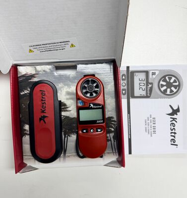 Kestrel 3000 Pocket Weather Meter with Accurate Relative Humidity Readings and Heat Stress Index