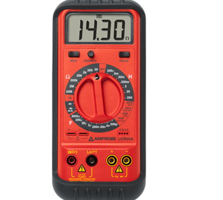 FLUKE Amprobe LCR55A Meteran LCR Portabel Mengukur Induktansi, Kapasitansi, Resistansi, Transistor, Dioda dan Dioda Gelombang Mikro