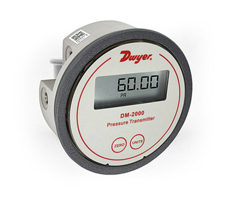DM-2012-LCD Digital Pressure Gauge Akurasi 1% FS Pada 70 Derajat Fahrenheit